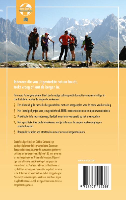 Achterkant van Hoe word ik bergwandelaar