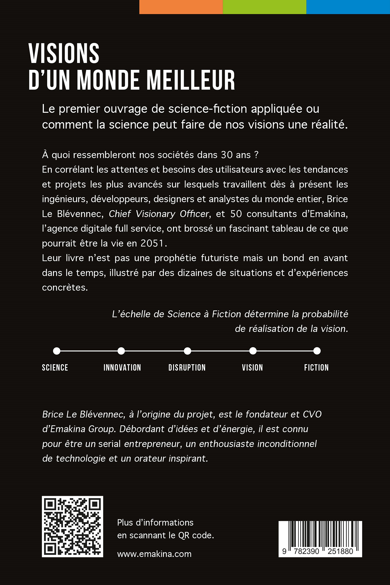 Achterkant van Visions d'un monde meilleur