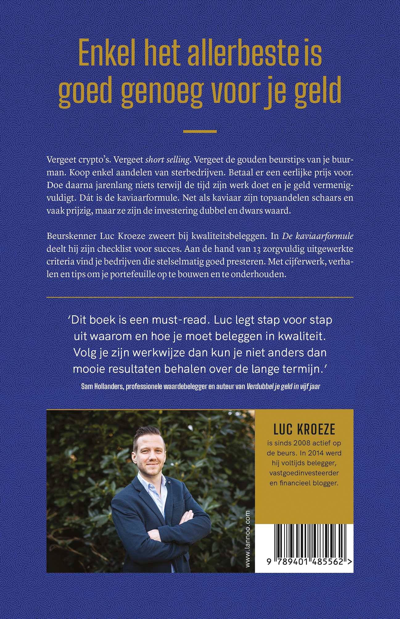 Achterkant van De kaviaarformule