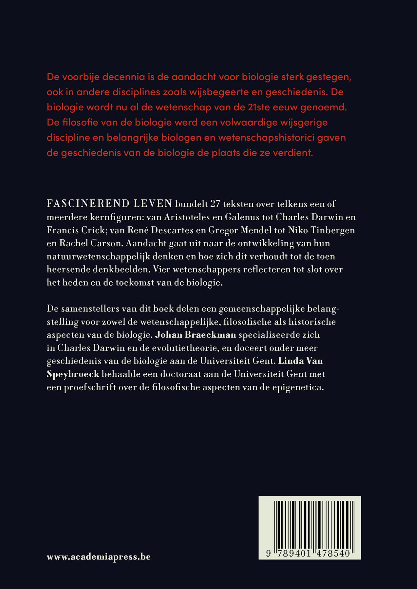 Achterkant van Fascinerend leven