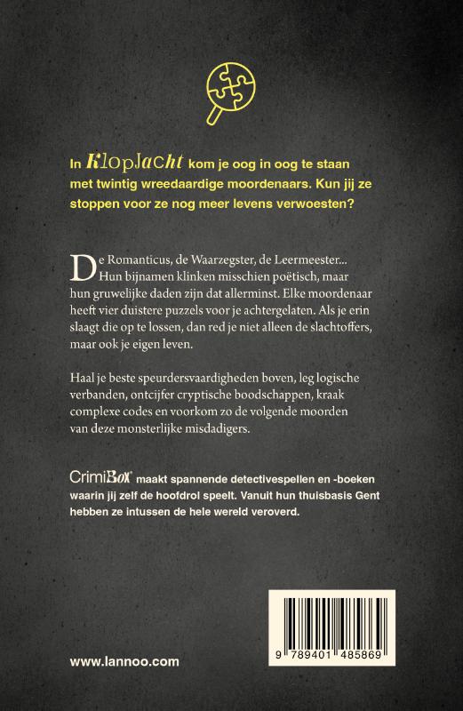 Achterkant van Klopjacht