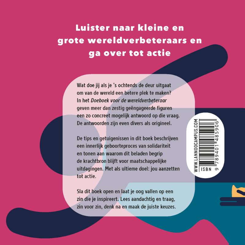 Achterkant van Doeboek voor de wereldverbeteraar
