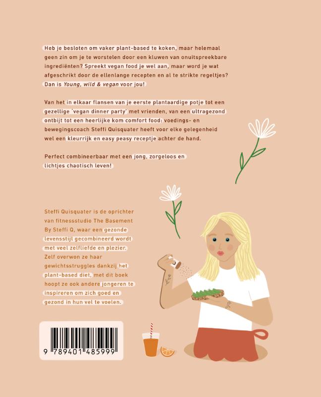 Achterkant van Young, wild & vegan