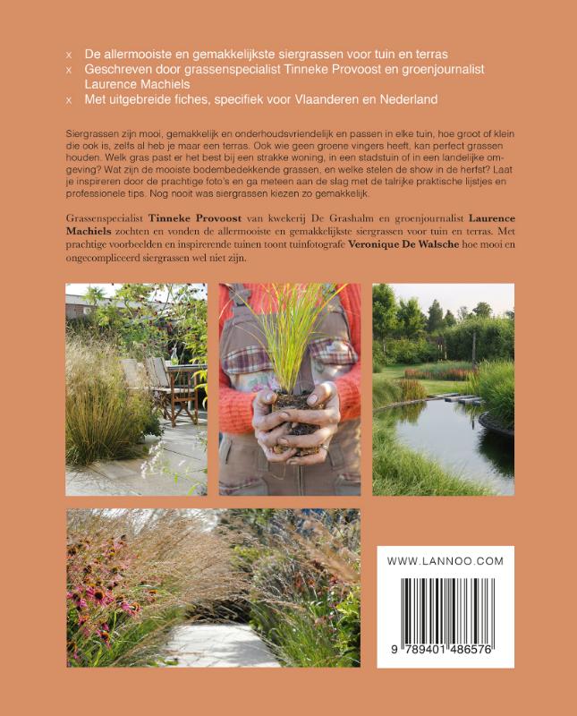 Achterkant van De mooiste grassen voor de tuin