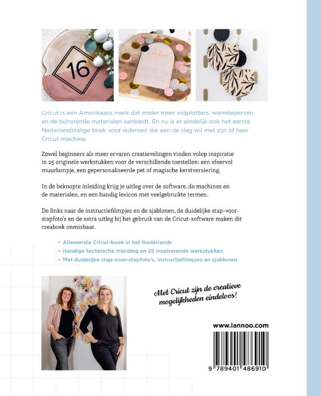 Achterkant van Creatief met Cricut