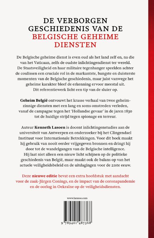 Achterkant van Geheim België