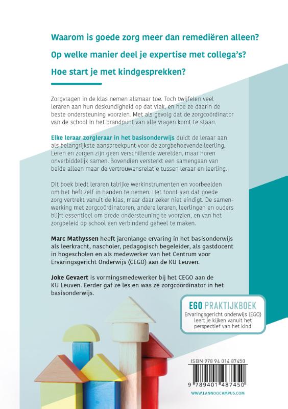 Achterkant van Elke leraar zorgleraar
