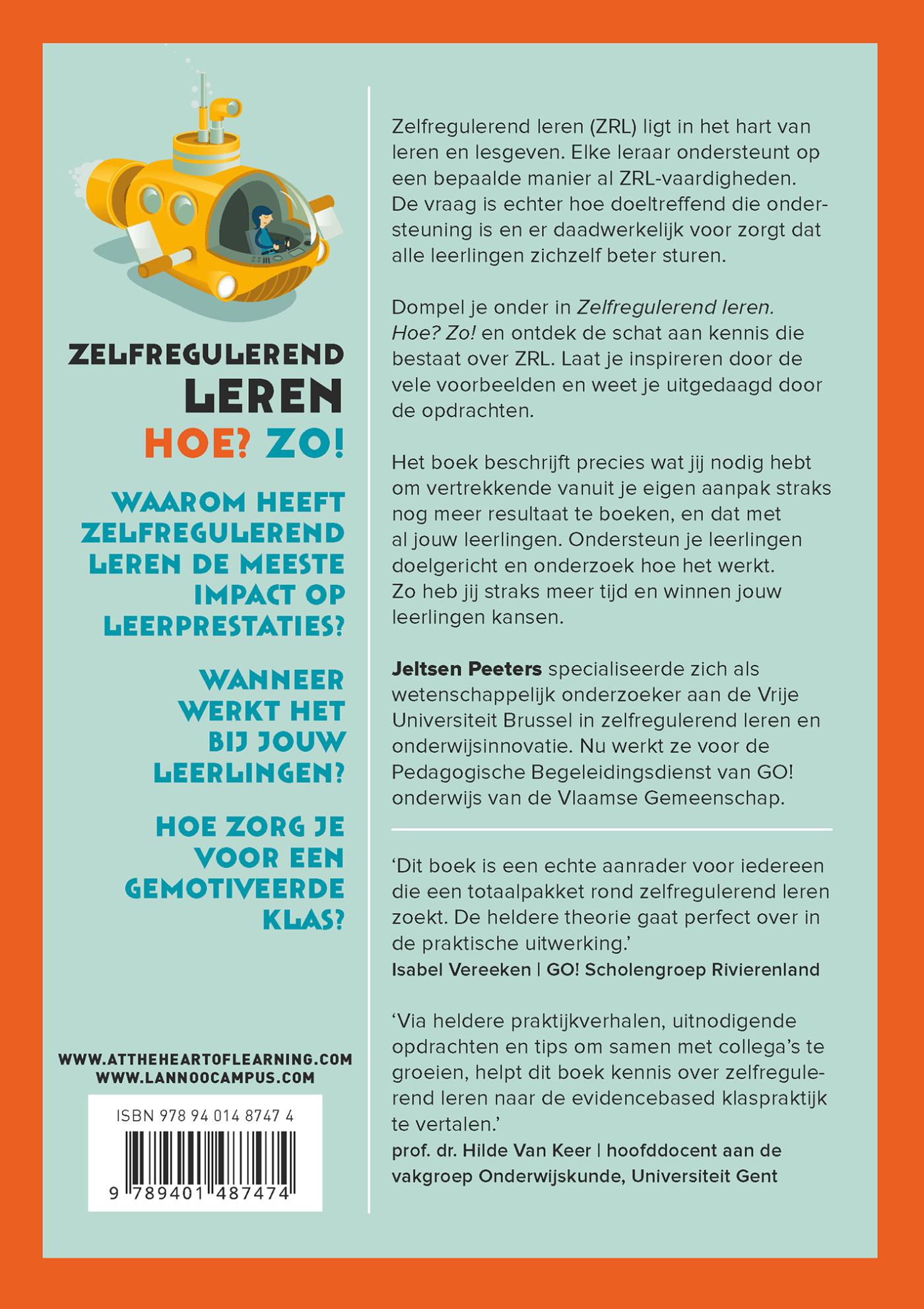 Achterkant van Zelfregulerend leren