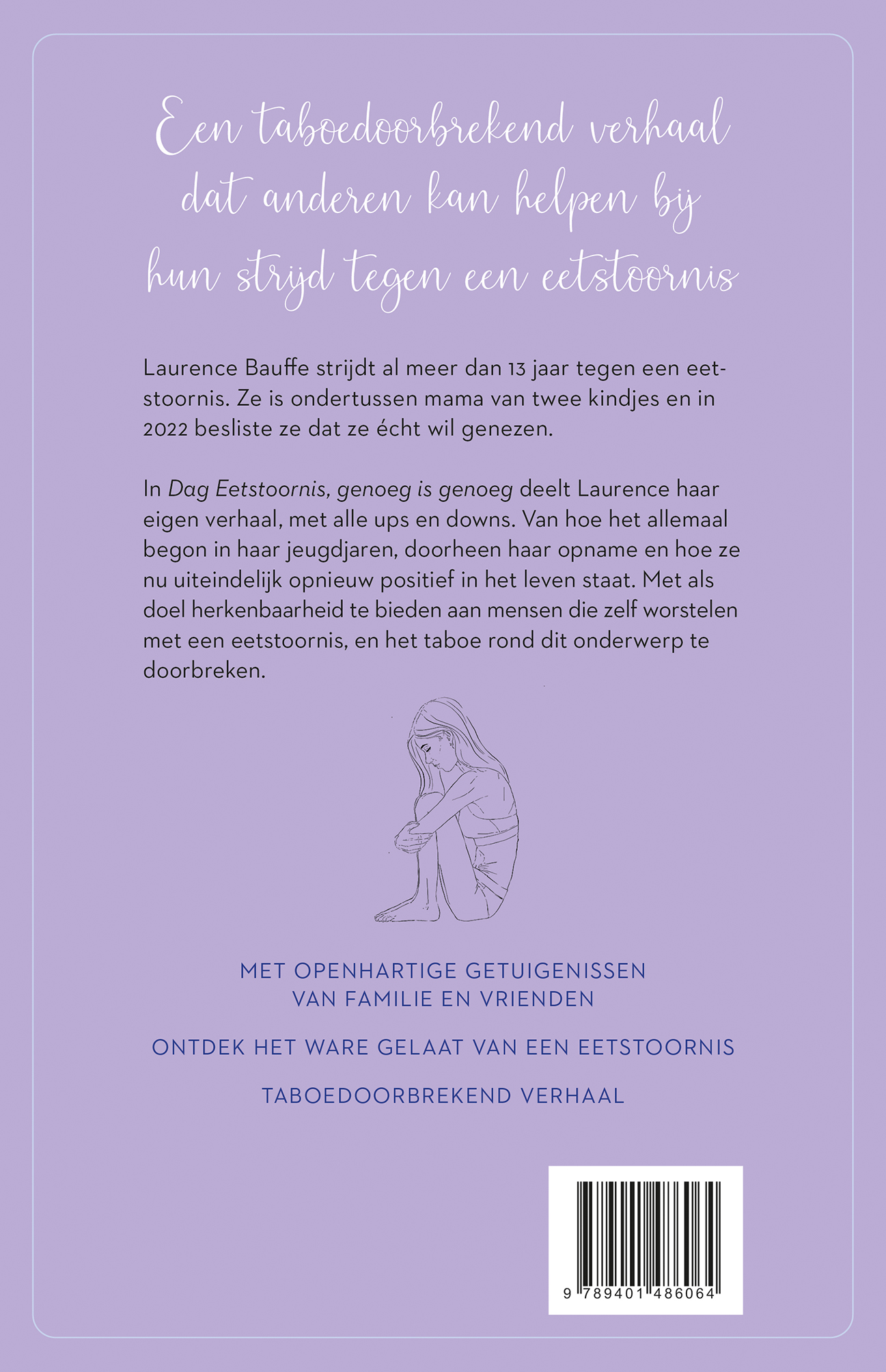 Achterkant van Dag eetstoornis, genoeg is genoeg