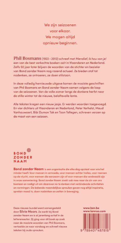 Achterkant van Menslief ik hou van je