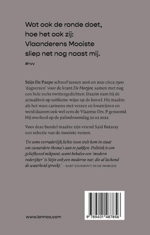 Achterkant van De mooiste dagverzen
