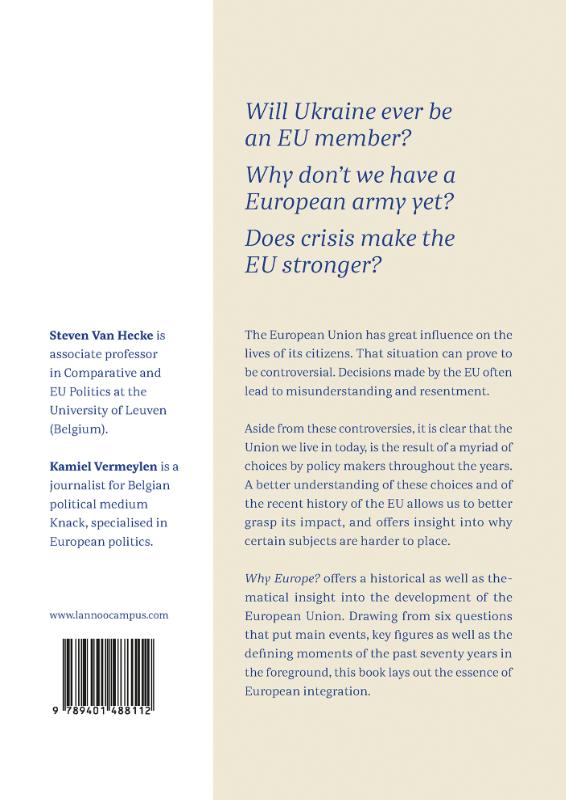 Achterkant van Why Europe?
