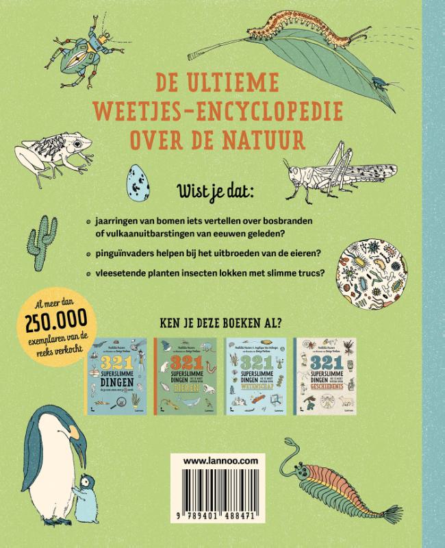 Achterkant van 321 superslimme dingen die je moet weten over natuur