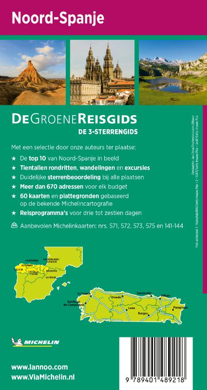 Achterkant van Noord-Spanje