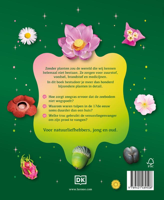 Achterkant van De geheime wereld van planten
