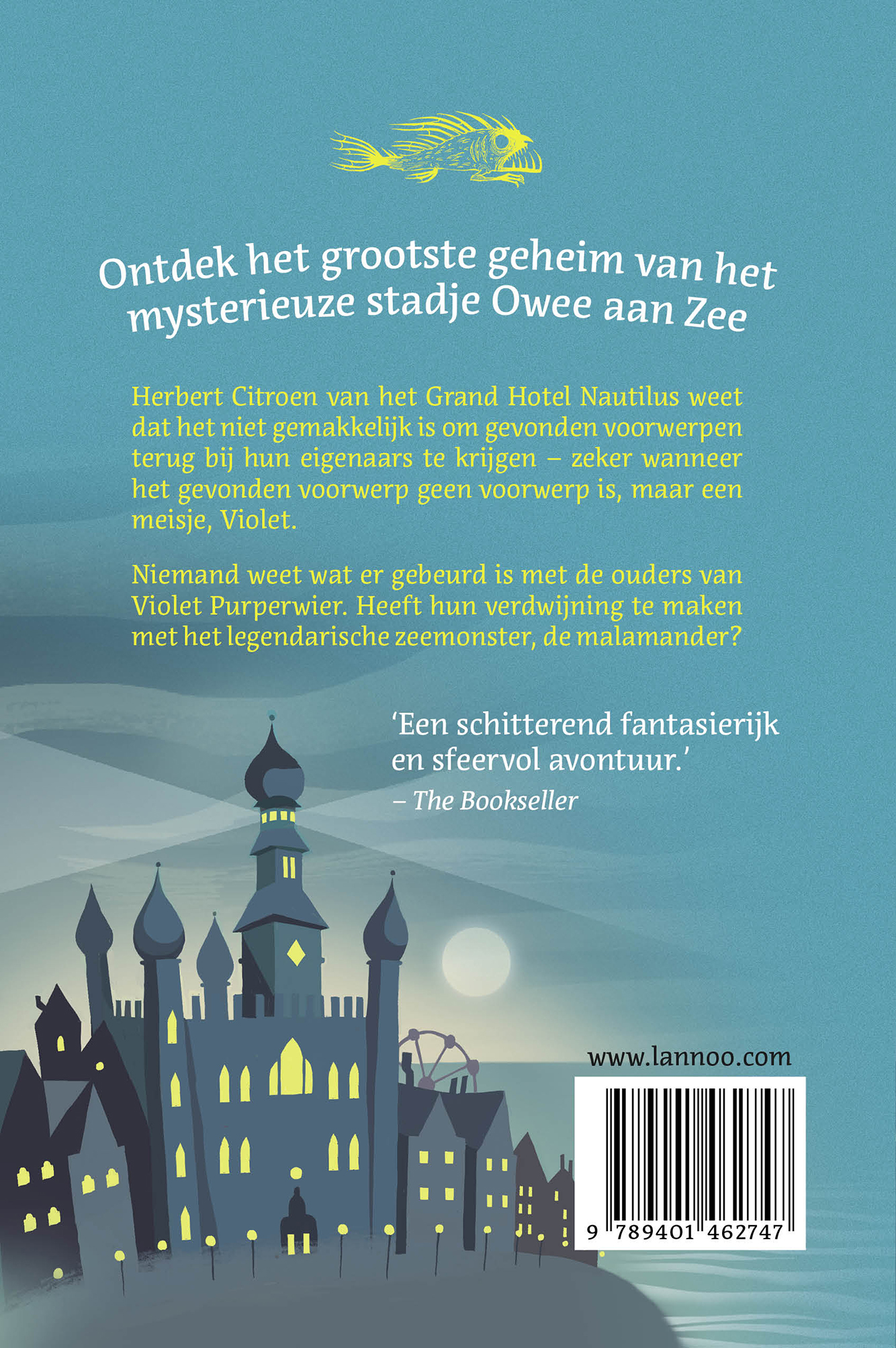 Achterkant van Het geheim van de Malamander