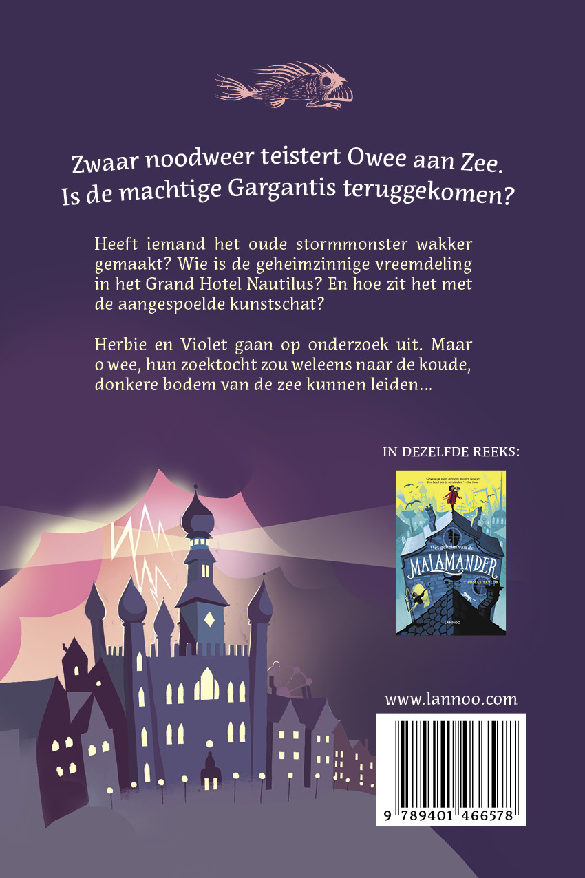 Achterkant van Het geheim van Gargantis