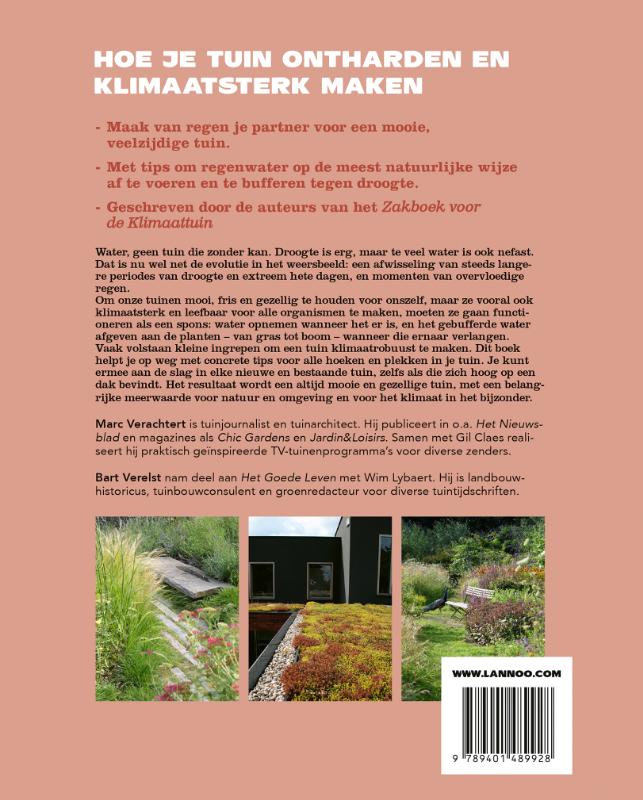 Achterkant van Zakboek voor de sponstuin