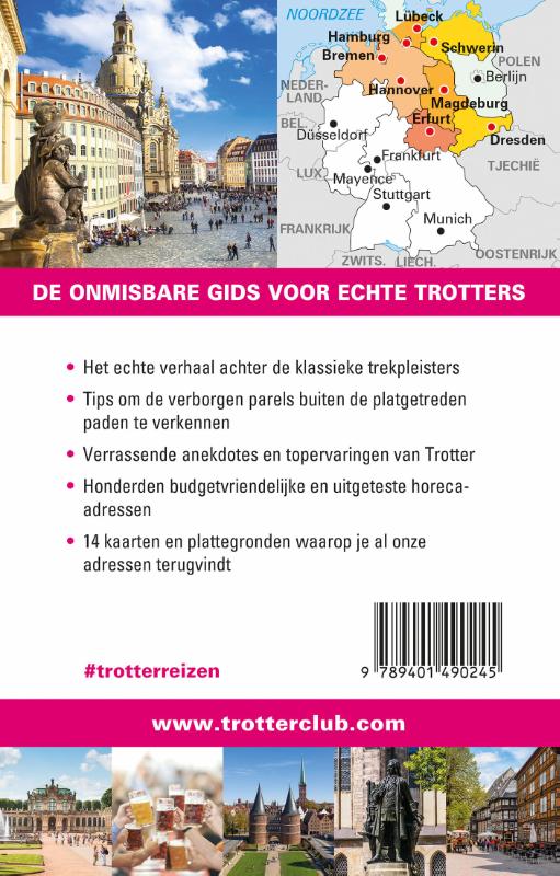 Achterkant van Trotter Duitsland Noord