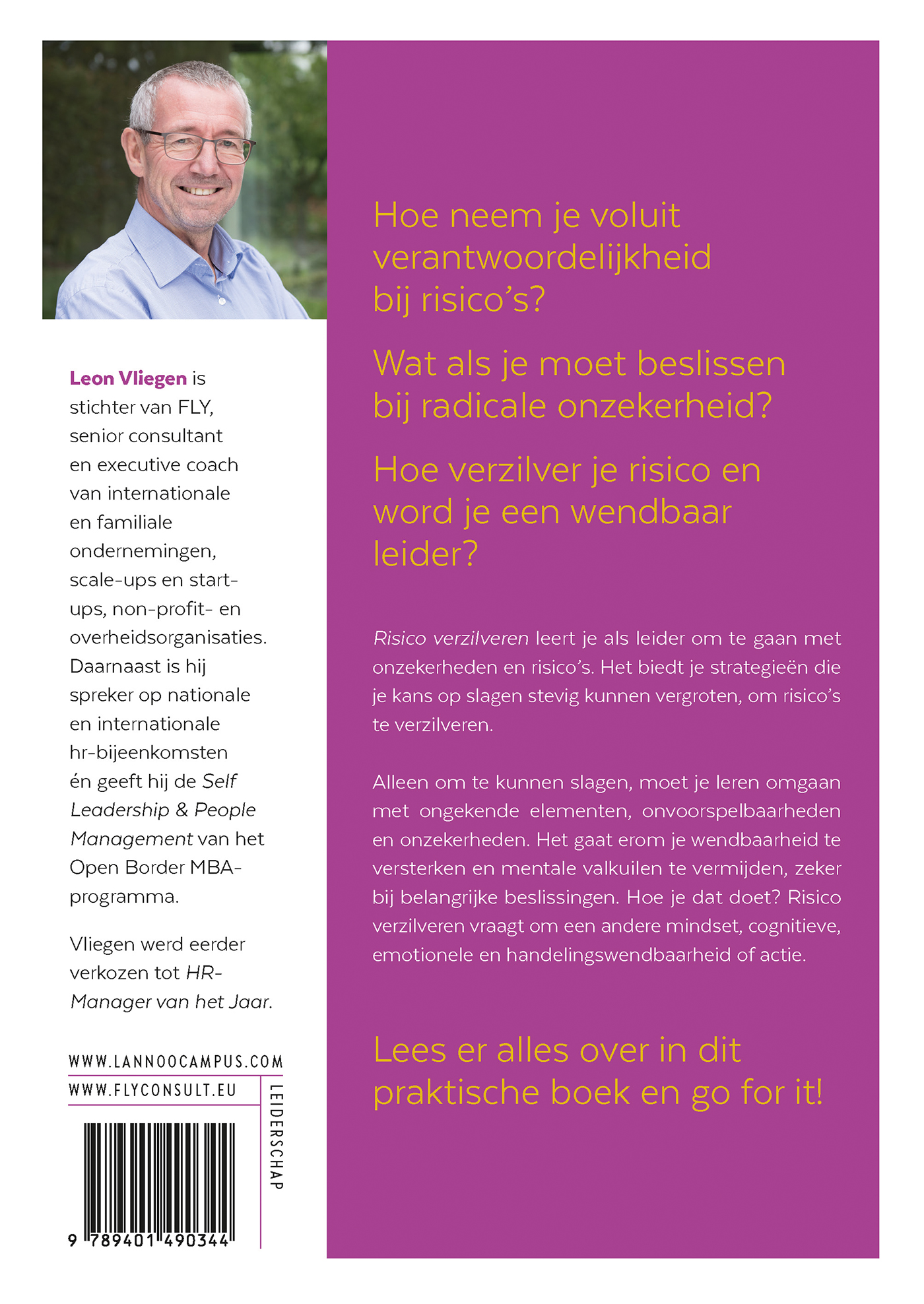 Achterkant van Risico verzilveren