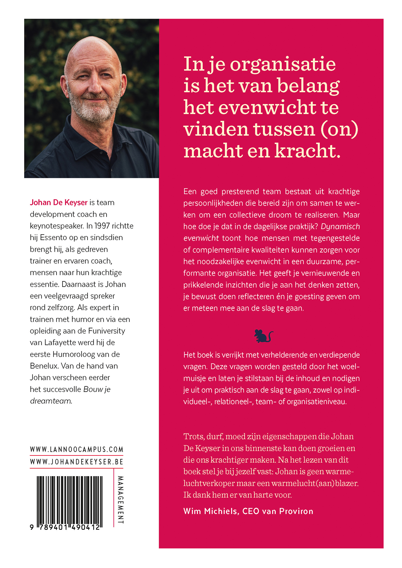 Achterkant van Dynamisch evenwicht