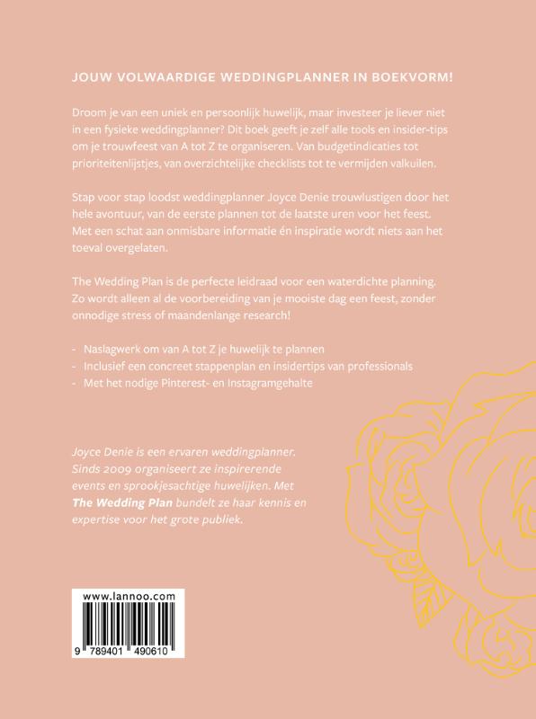 Achterkant van The Wedding Plan