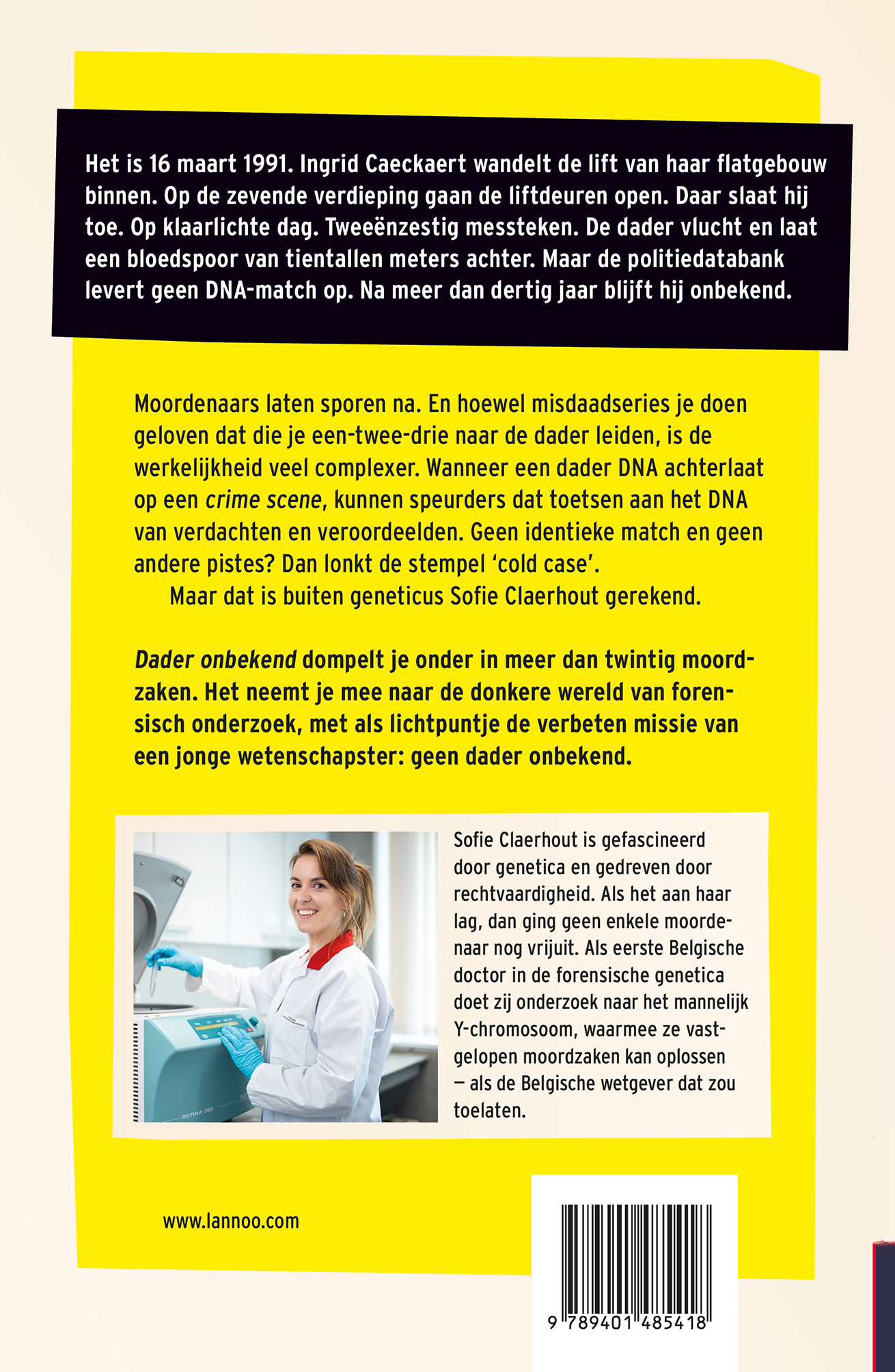 Achterkant van Dader onbekend