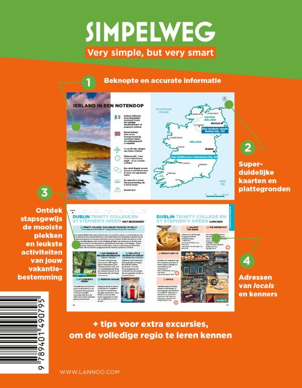 Achterkant van Simpelweg Ierland