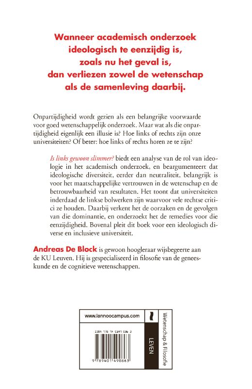 Achterkant van Is links gewoon slimmer?