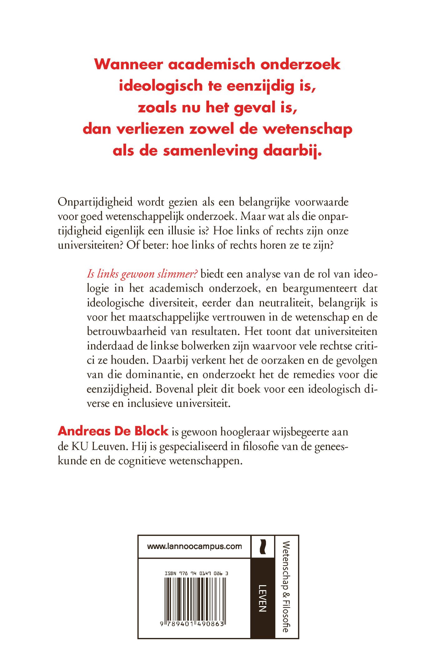 Achterkant van Is links gewoon slimmer?