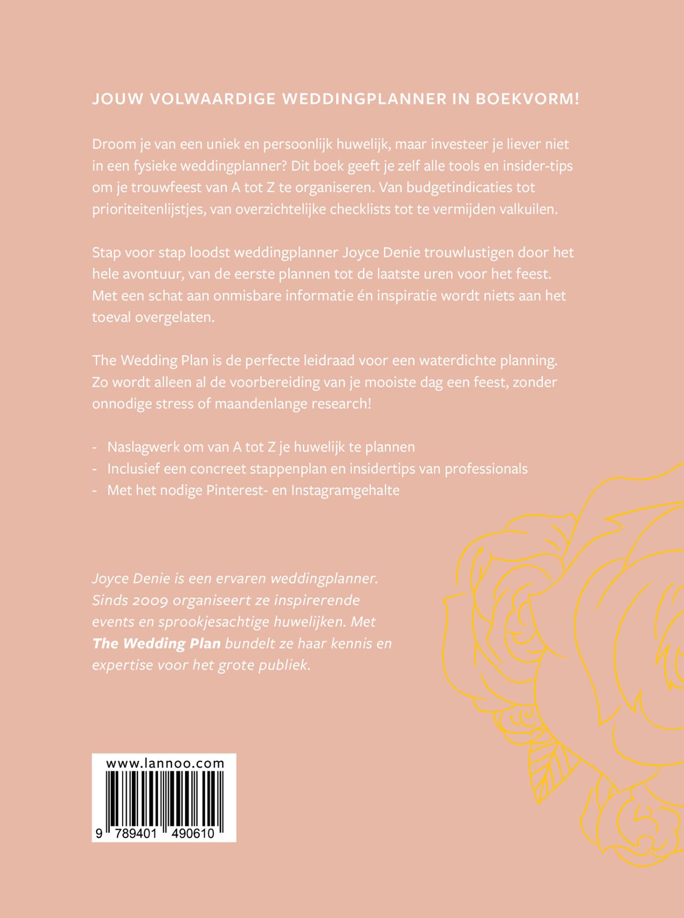 Achterkant van The Wedding Plan
