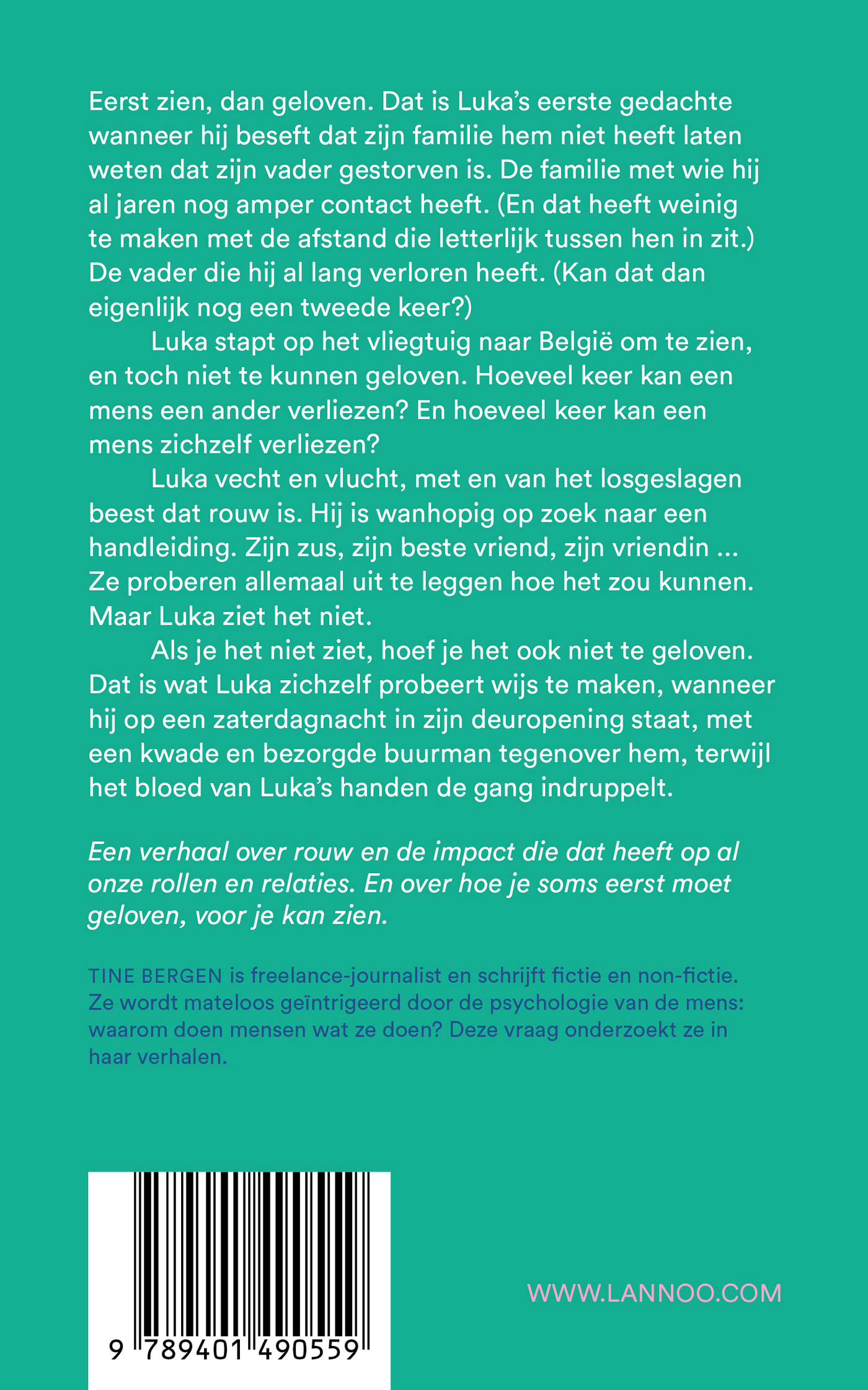 Achterkant van Hoe je vader te verliezen