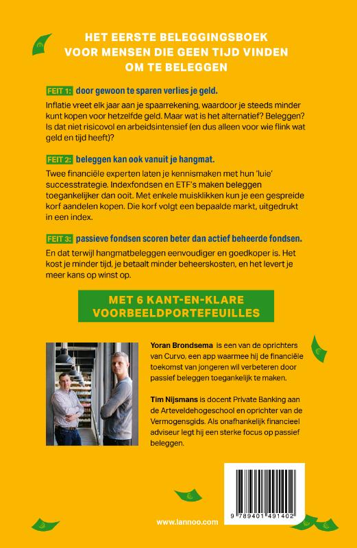 Achterkant van De hangmatbelegger