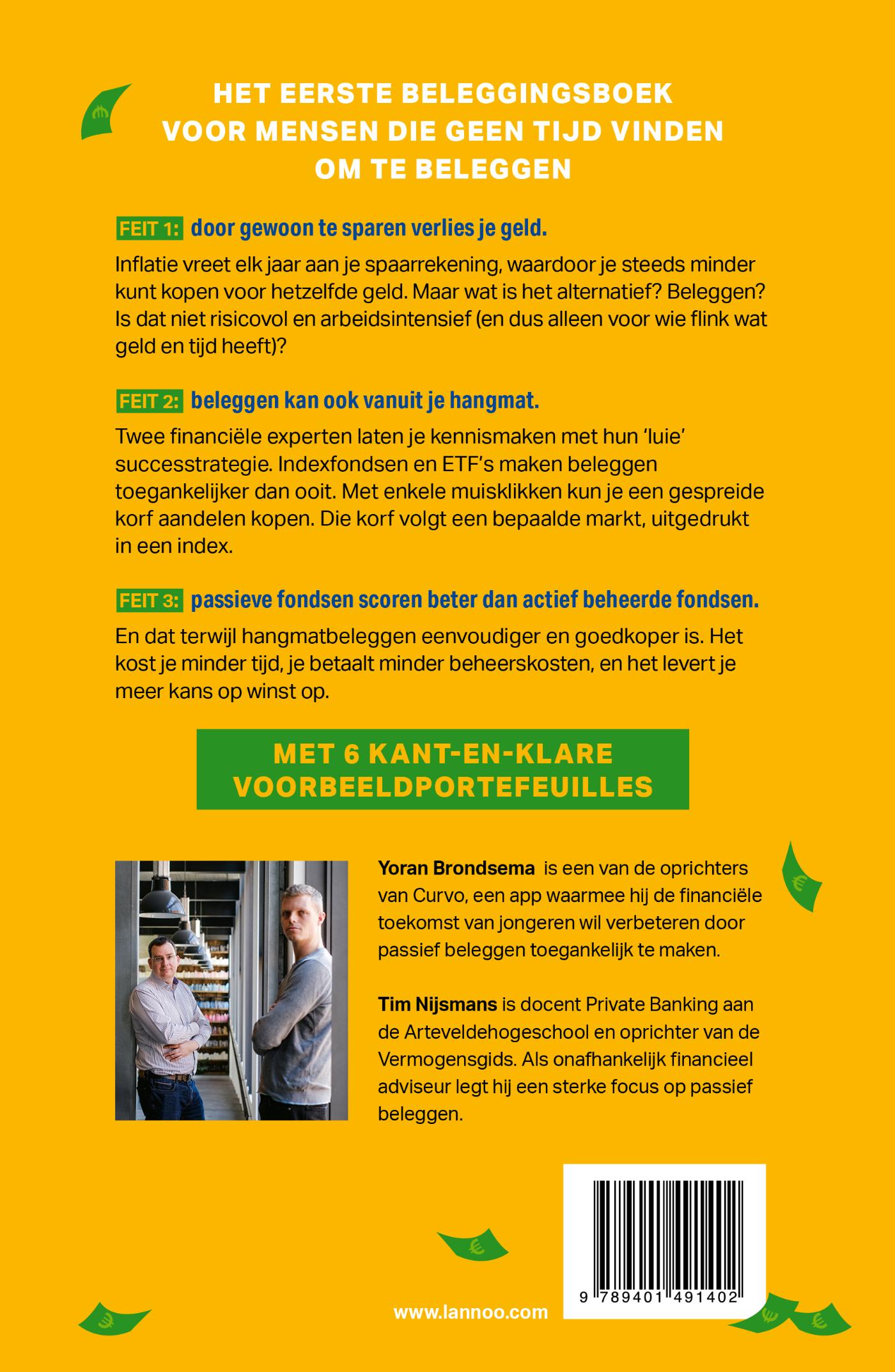 Achterkant van De hangmatbelegger