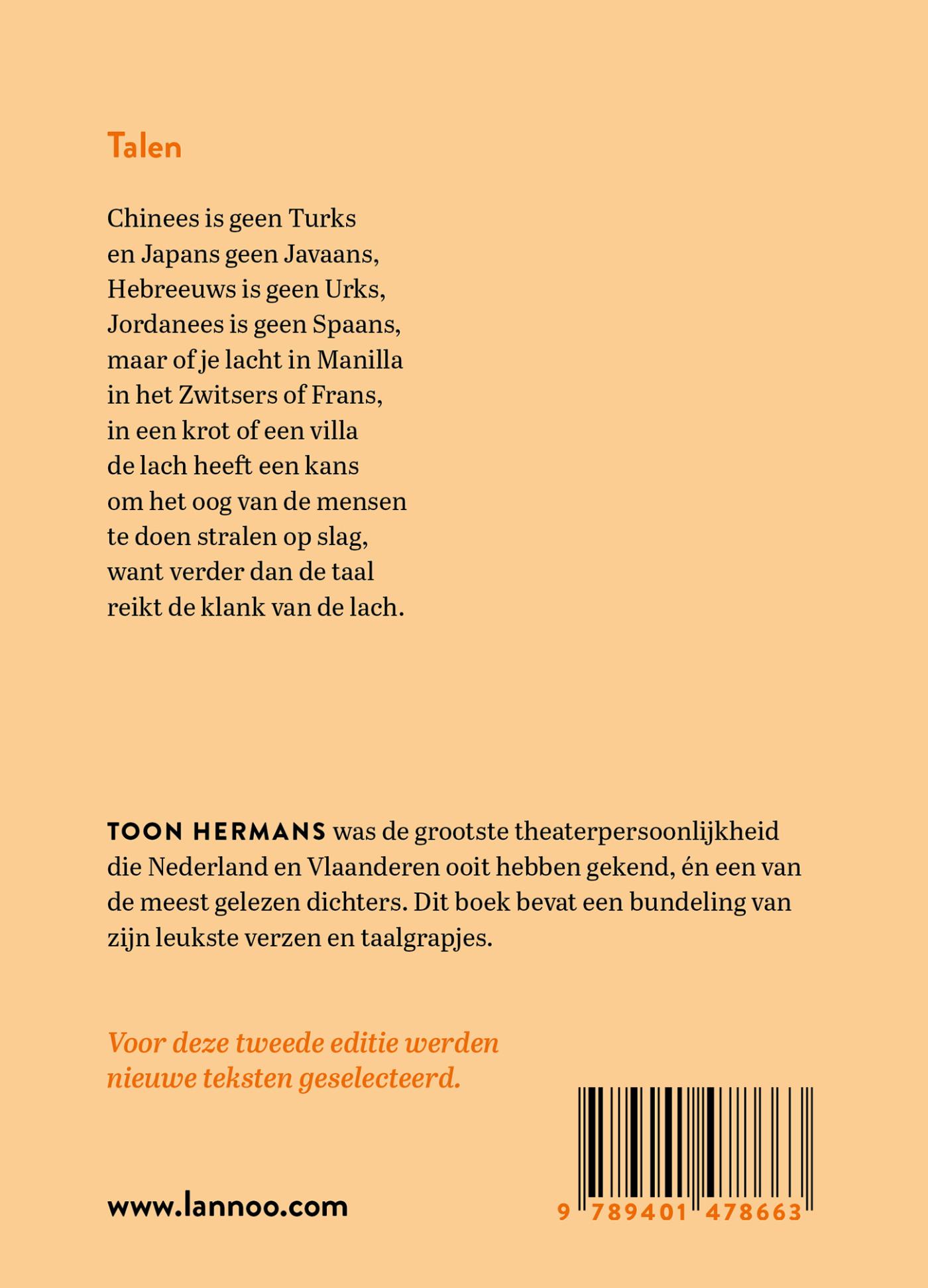 Achterkant van De klank van de lach