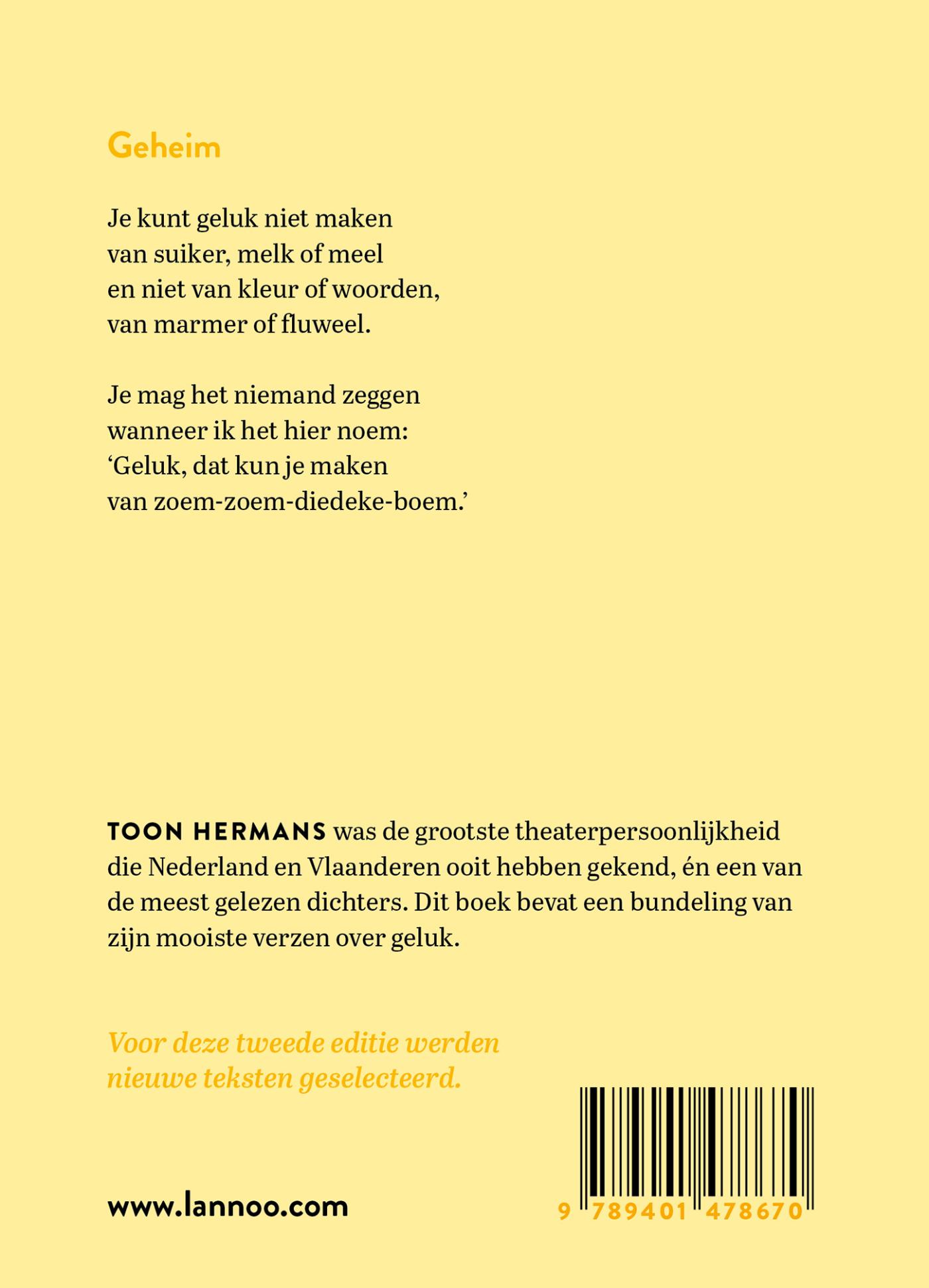 Achterkant van Ik heb 't geluk geroken