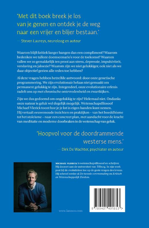 Achterkant van Waarom we niet gelukkiger zijn