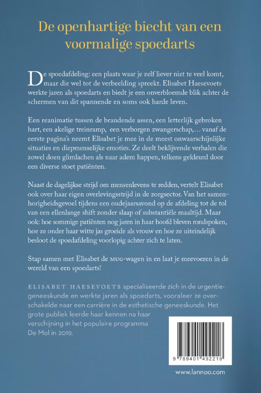 Achterkant van Dagboek van een spoedarts