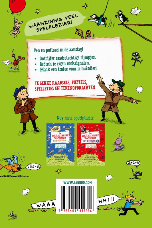 Achterkant van Het waanzinnige doeboek