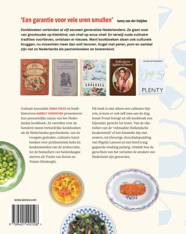Achterkant van Het kookboek van Nederland
