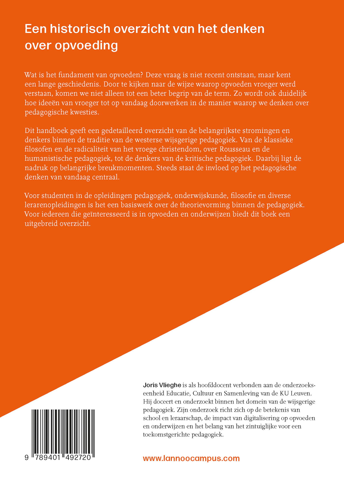 Achterkant van Wijsgerige pedagogiek