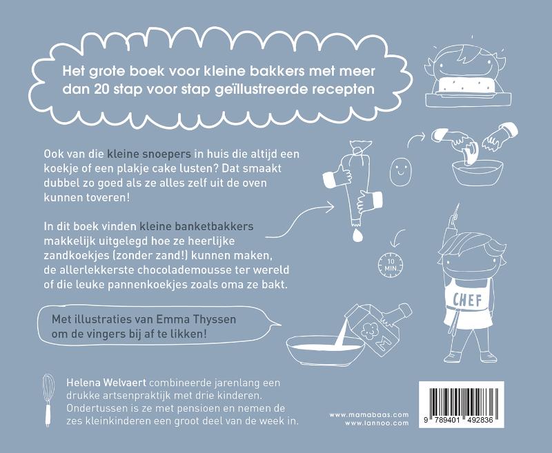 Achterkant van Mijn kind bakt graag!