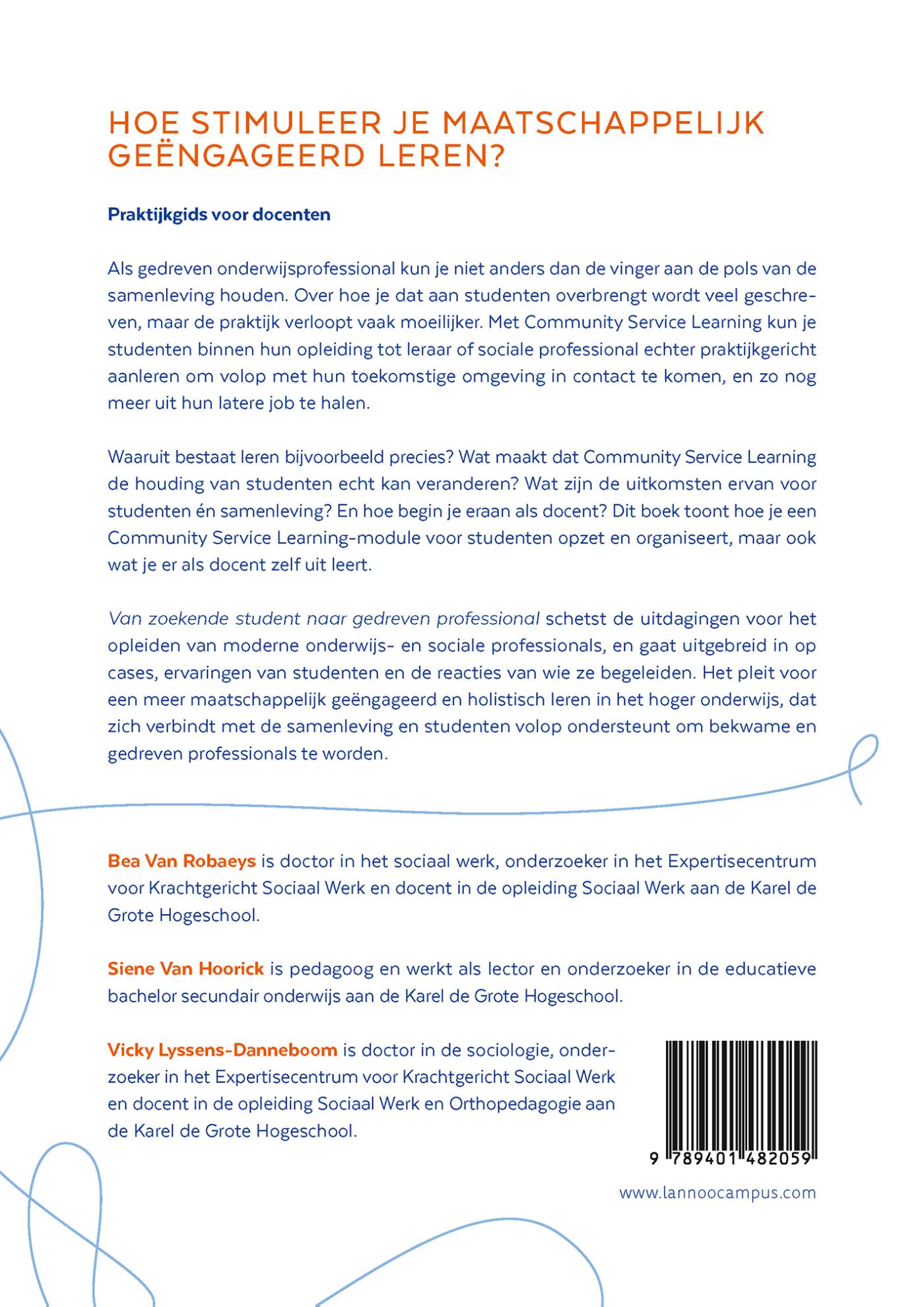 Achterkant van Van zoekende student naar gedreven professional - EBSCO