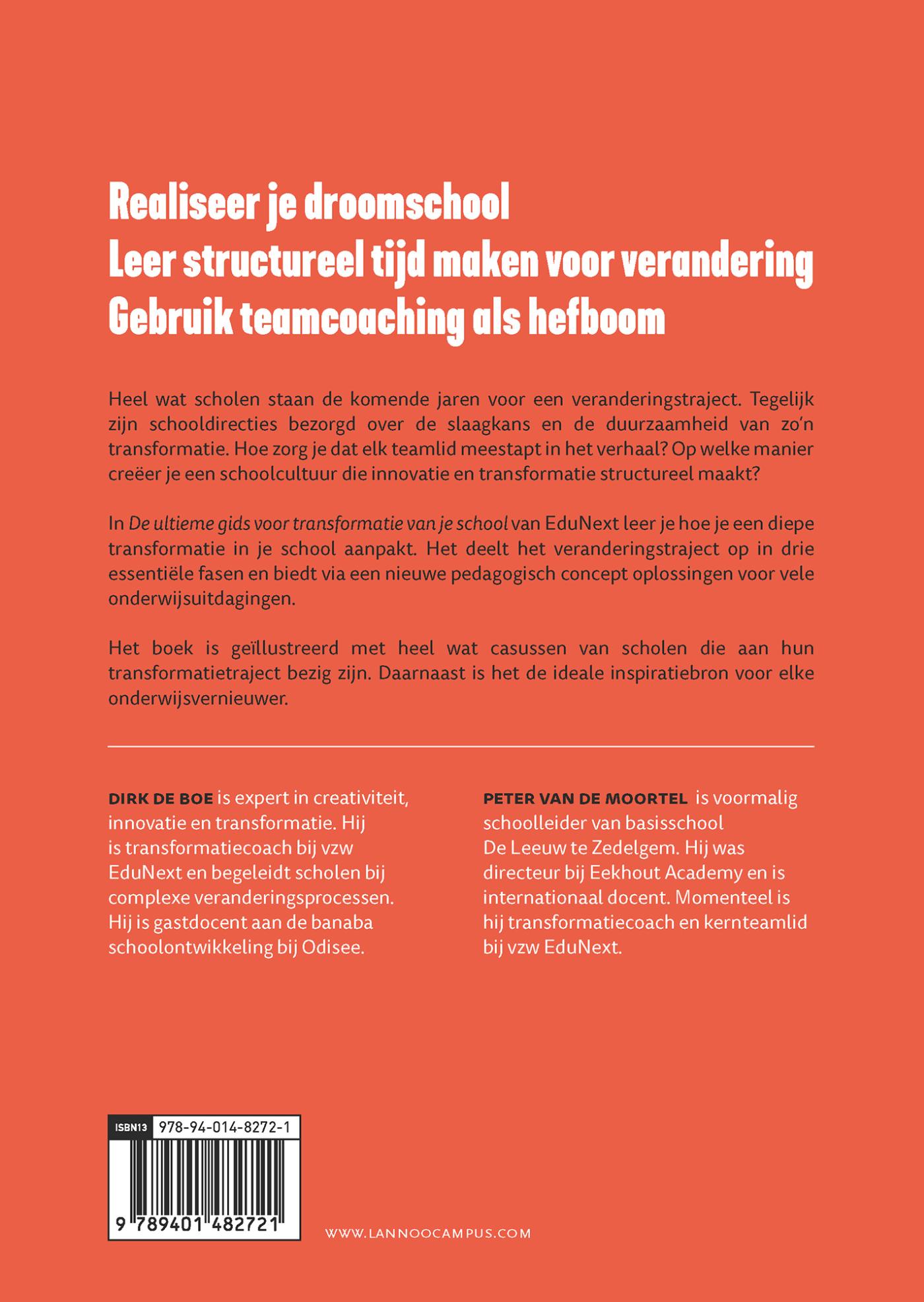 Achterkant van De ultieme gids voor transformatie van je school - EBSCO