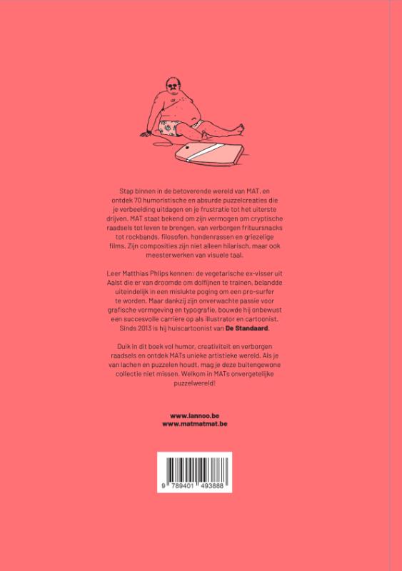 Achterkant van Idiote puzzels voor slimme mensen