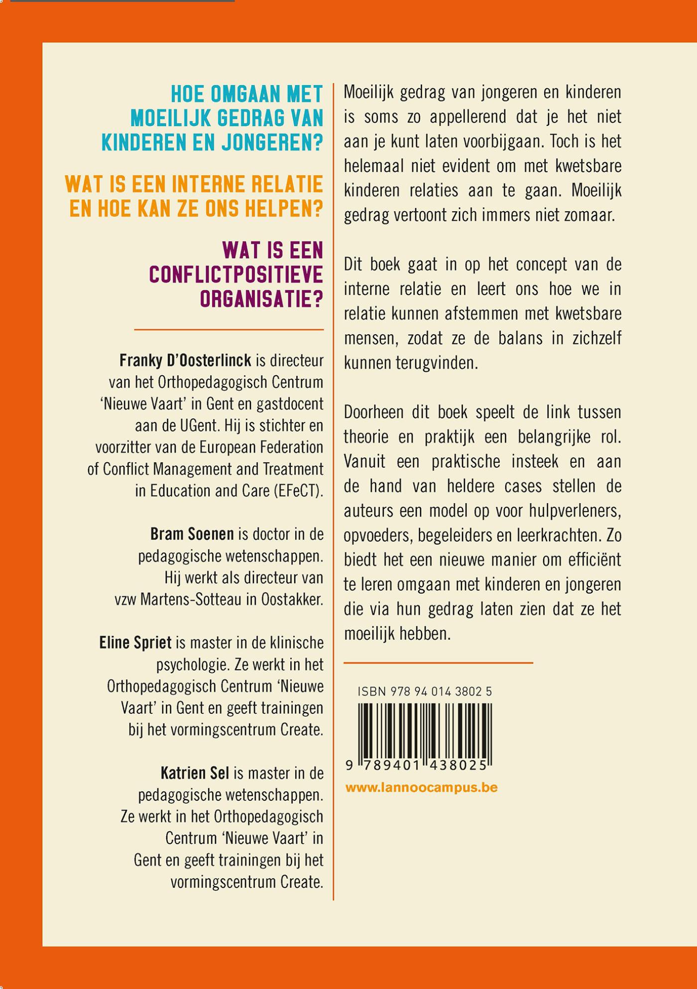 Achterkant van Relaties opbouwen met kinderen en jongeren in crisissituaties - EBSCO
