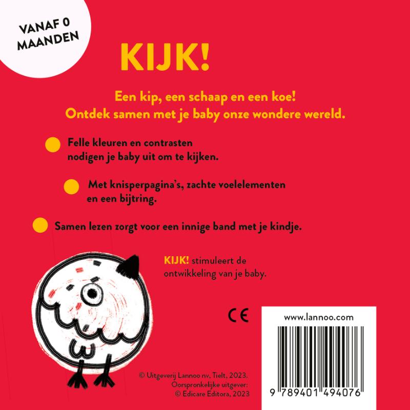 Achterkant van Op de boerderij
