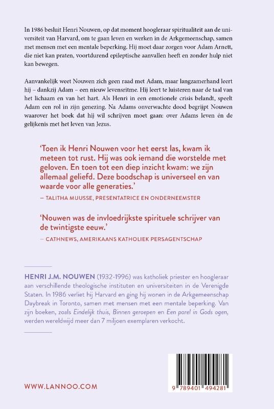 Achterkant van Adam