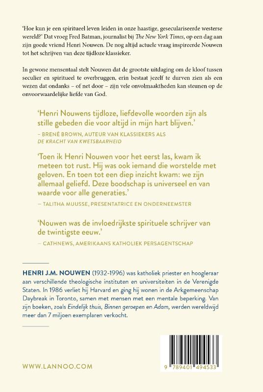 Achterkant van Een parel in Gods ogen