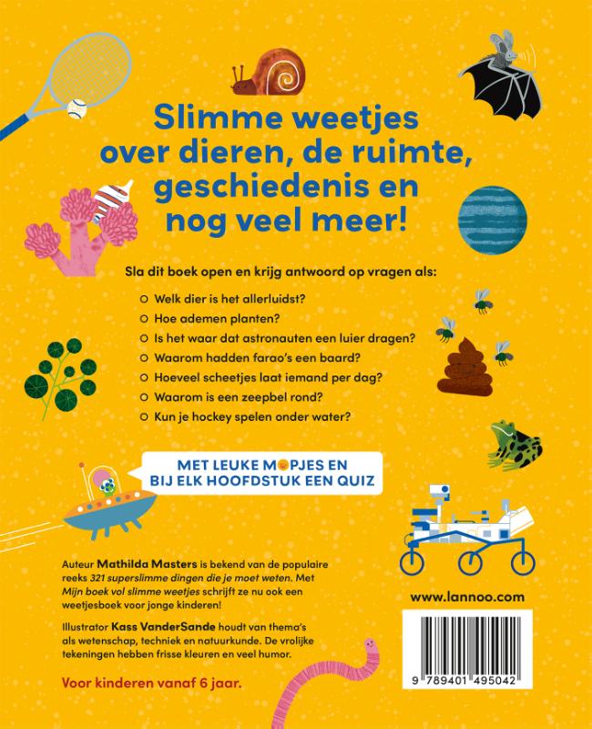Achterkant van Mijn boek vol slimme weetjes